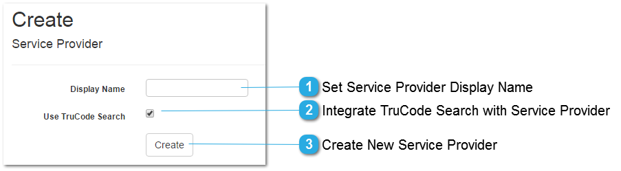 Create Service Provider