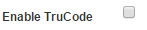 8. Enable TruCode Flag