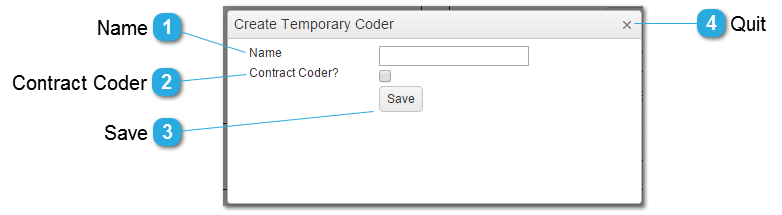 Create Temporary Coder