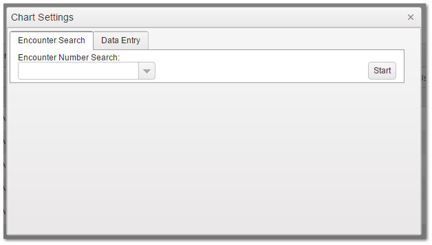 Enter Chart - Encounter Search
