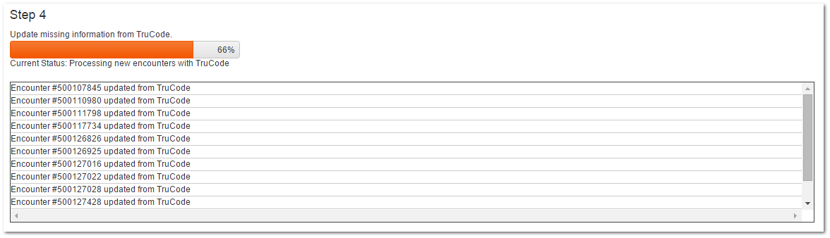 Upload Step 4 - Update from TruCode